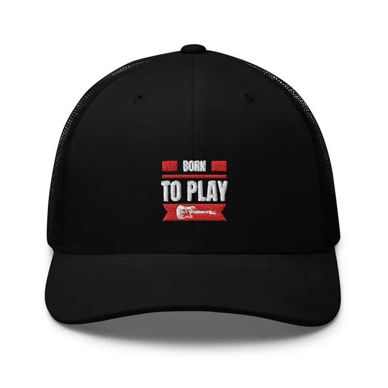 Born To Play Guitar Ball Cap